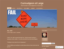 Tablet Screenshot of curmudgeon-at-large.com